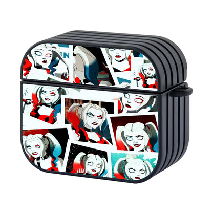 Harley Quinn Photo Collage Hard Plastic Case Cover For Apple Airpods 3
