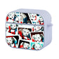 Harley Quinn Photo Collage Hard Plastic Case Cover For Apple Airpods 3