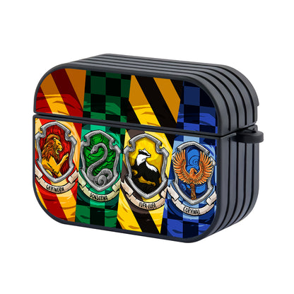 Harry Potter Emblem Hogwarts Hard Plastic Case Cover For Apple Airpods Pro