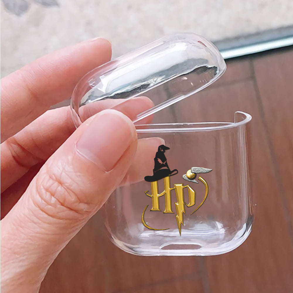 Harry Potter Emblem Sorting Hat Protective Clear Case Cover For Apple Airpods