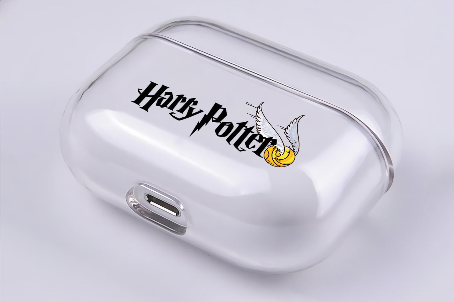 Harry Potter Golden Snich Ball Protective Clear Case Cover For Apple AirPod Pro