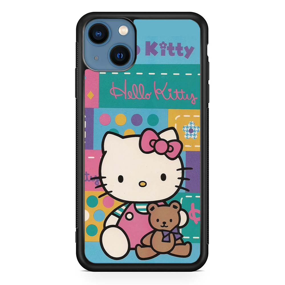 Hello Kitty Abstract Collage iPhone 15 Plus Case