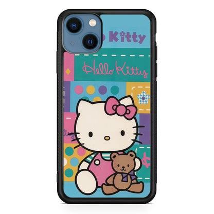Hello Kitty Abstract Collage iPhone 15 Plus Case