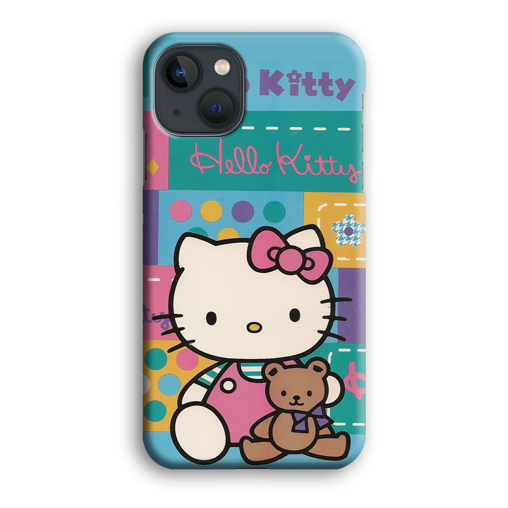 Hello Kitty Abstract Collage iPhone 15 Case