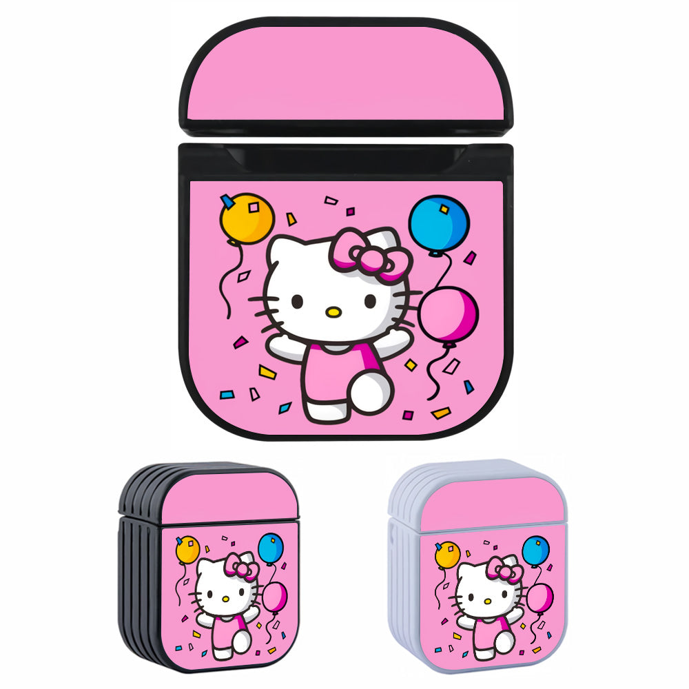 Hello Kitty Birthday Surprise Hard Plastic Case Cover For Apple Airpods