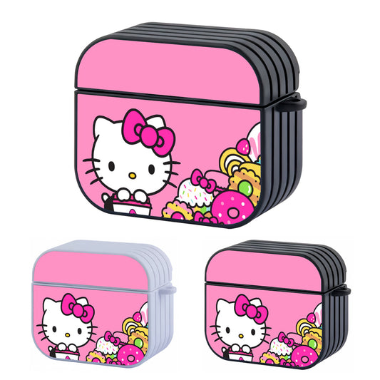 Hello Kitty Sweet Dessert Hard Plastic Case Cover For Apple Airpods 3