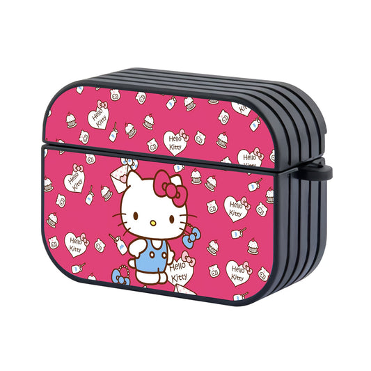 Hello Kitty Sweety Momment Hard Plastic Case Cover For Apple Airpods Pro 2 - Ezzystore