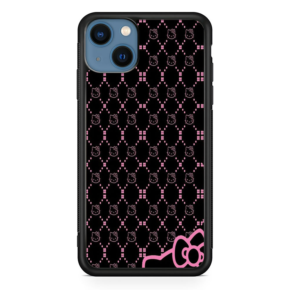 Hello Kitty Black Pink iPhone 14 Plus Case