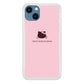 Hello Kitty Don't Touch My Phone iPhone 14 Plus Case