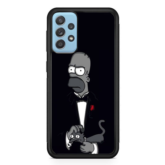 Homer Simpson Goodfather Samsung Galaxy A52 Case
