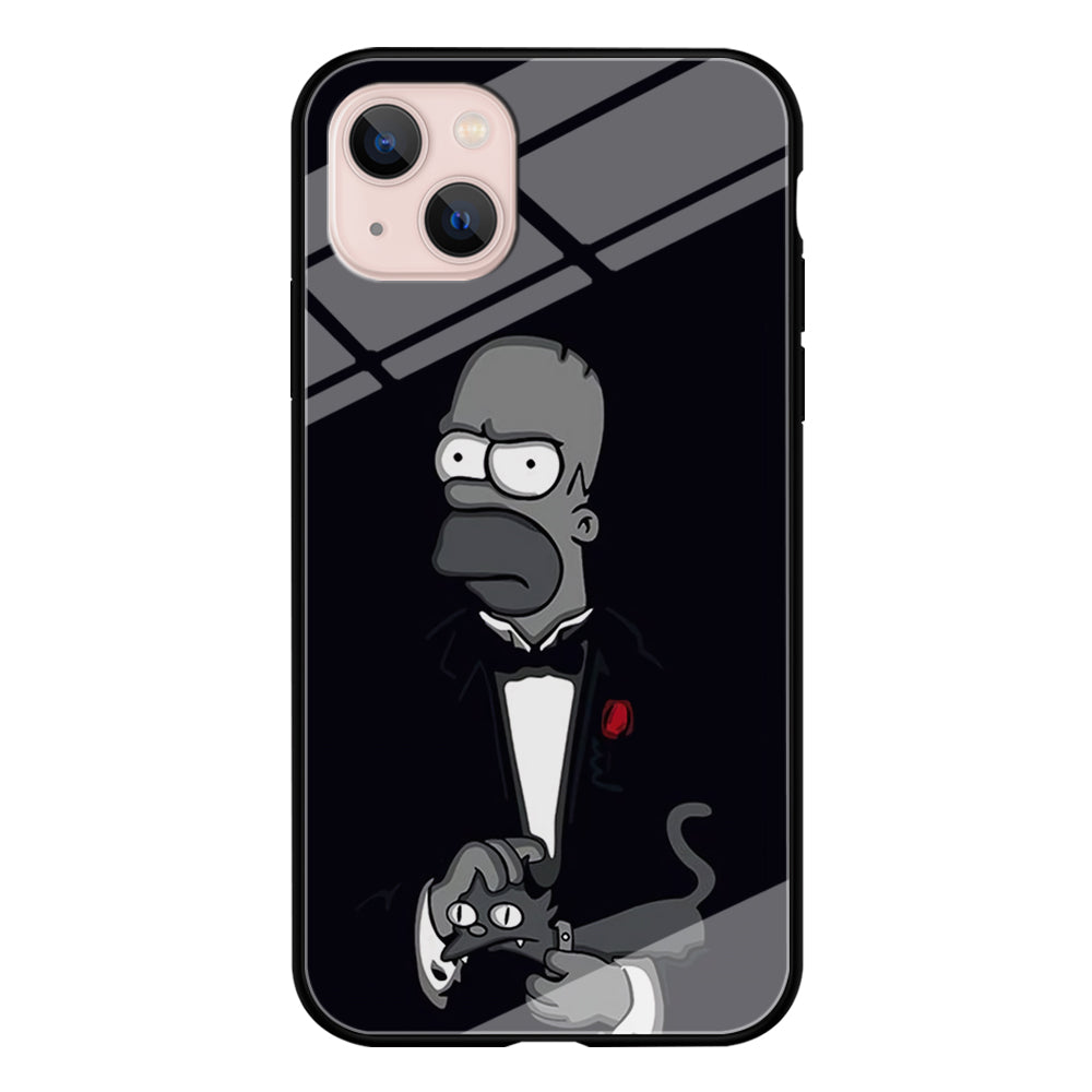 Homer Simpson Goodfather iPhone 15 Plus Case