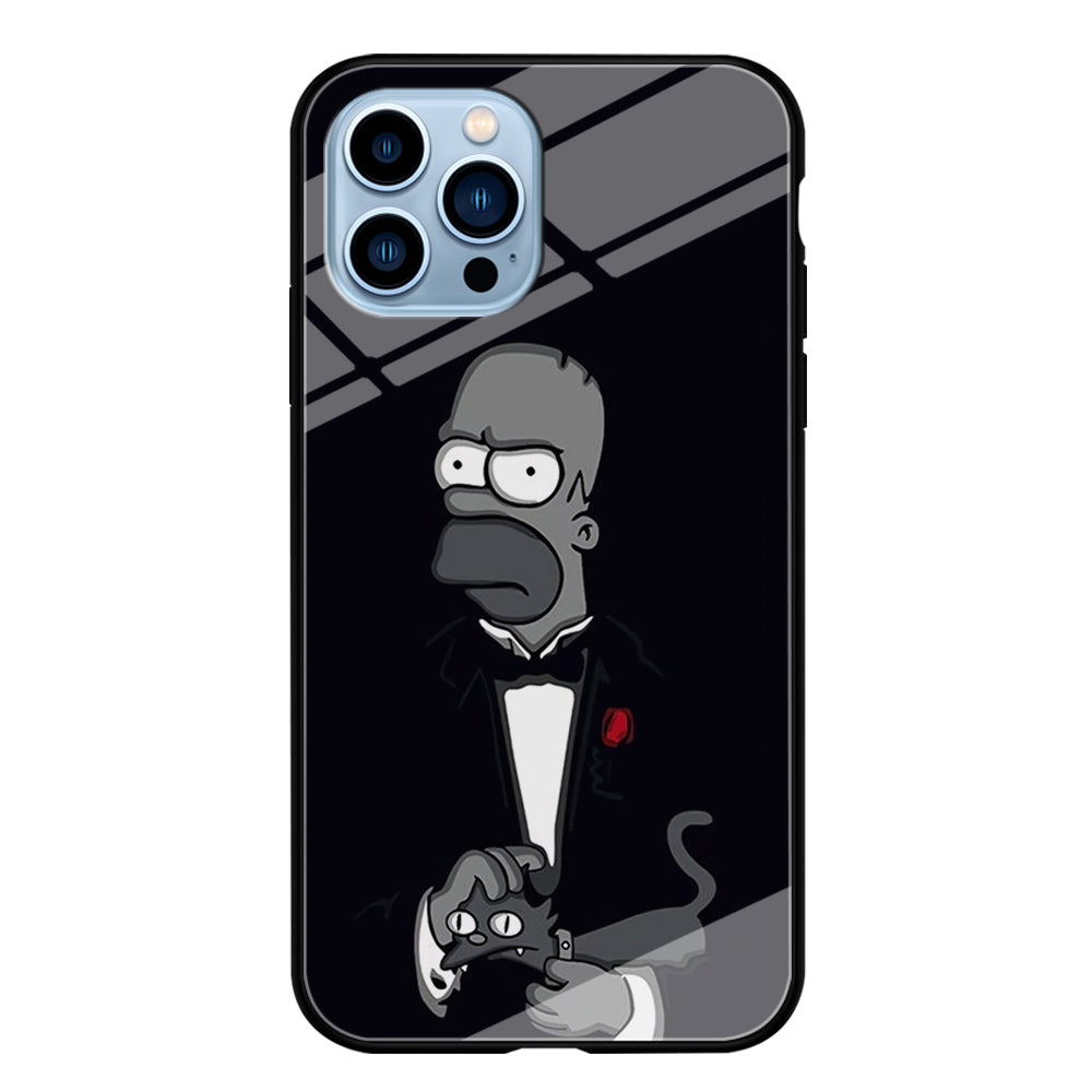 Homer Simpson Goodfather iPhone 15 Pro Case