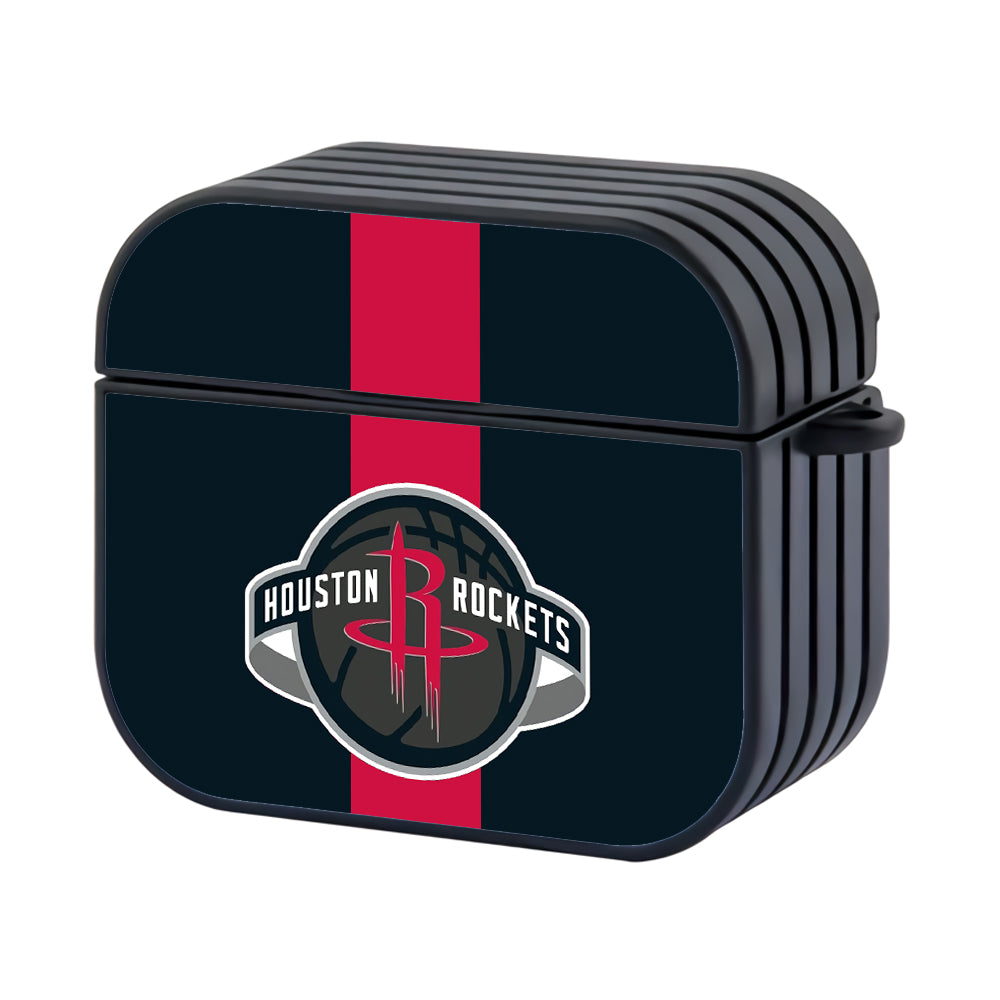 Houston Rockets Team NBA Hard Plastic Case Cover For Apple Airpods 3