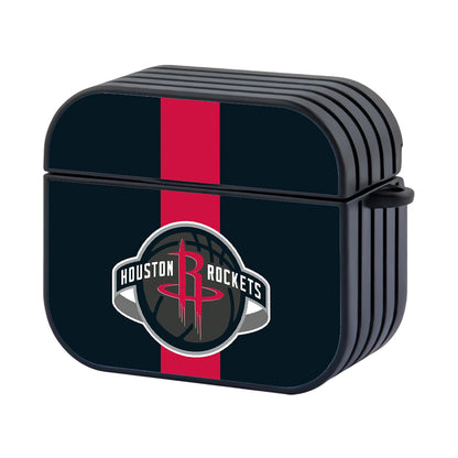 Houston Rockets Team NBA Hard Plastic Case Cover For Apple Airpods 3