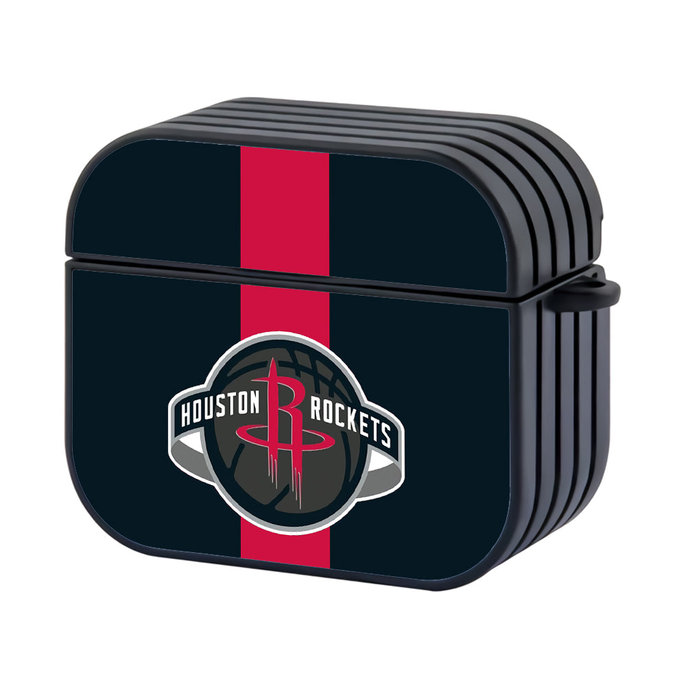 Houston Rockets Team NBA Hard Plastic Case Cover For Apple Airpods 4 - Ezzystore