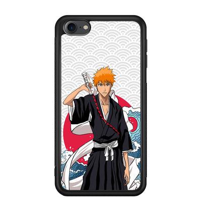 Ichigo Kurosaki Wave And Pattern iPod Touch 6 Case