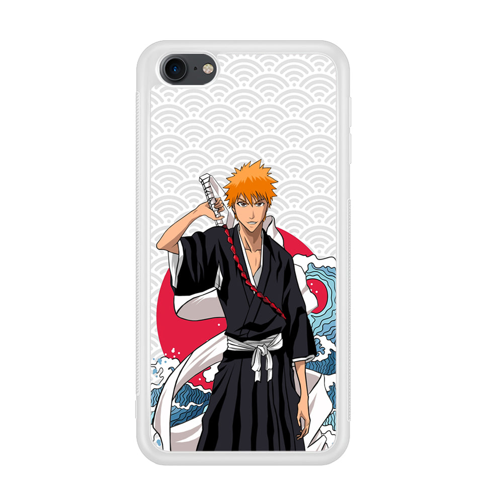 Ichigo Kurosaki Wave And Pattern iPod Touch 6 Case