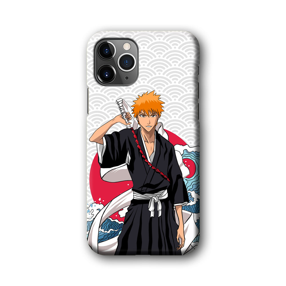 Ichigo Kurosaki Wave And Pattern iPhone 11 Pro Case