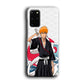 Ichigo Kurosaki Wave And Pattern Samsung Galaxy S20 Plus Case