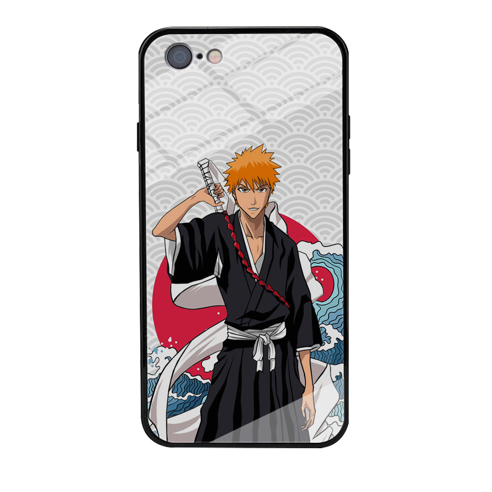 Ichigo Kurosaki Wave And Pattern iPhone 6 Plus | 6s Plus Case