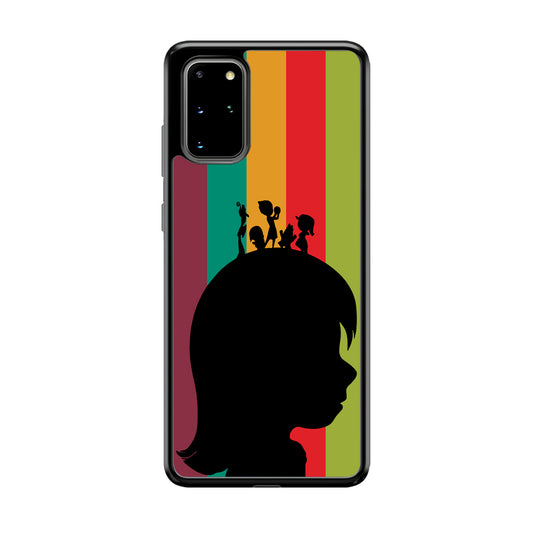 Inside Out Silhouette Character Samsung Galaxy S20 Plus Case