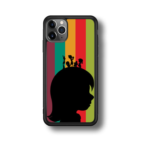 Inside Out Silhouette Character iPhone 11 Pro Max Case