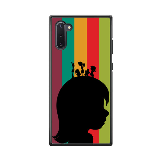 Inside Out Silhouette Character Samsung Galaxy Note 10 Case
