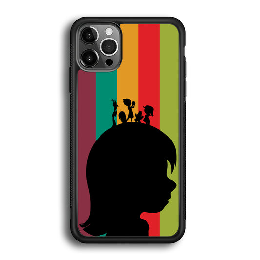 Inside Out Silhouette Character iPhone 12 Pro Case