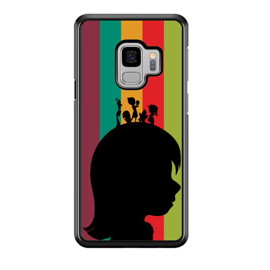 Inside Out Silhouette Character Samsung Galaxy S9 Case
