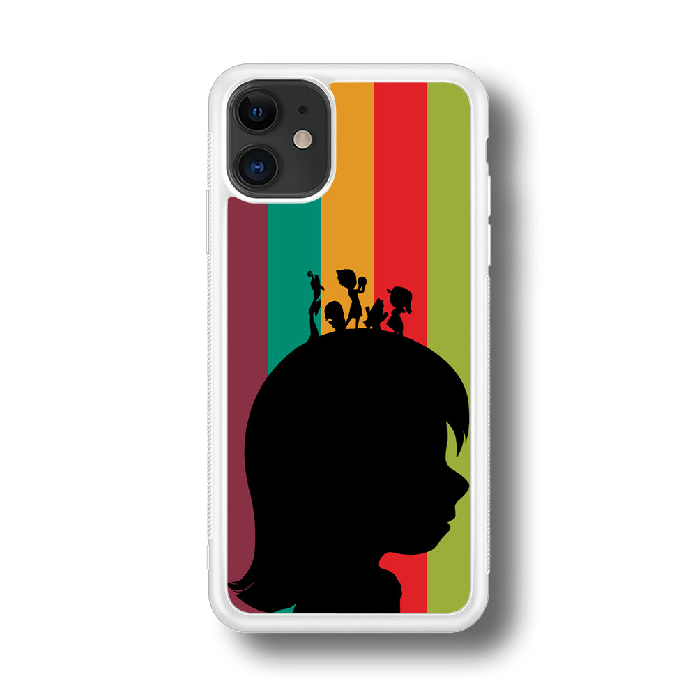 Inside Out Silhouette Character iPhone 11 Case