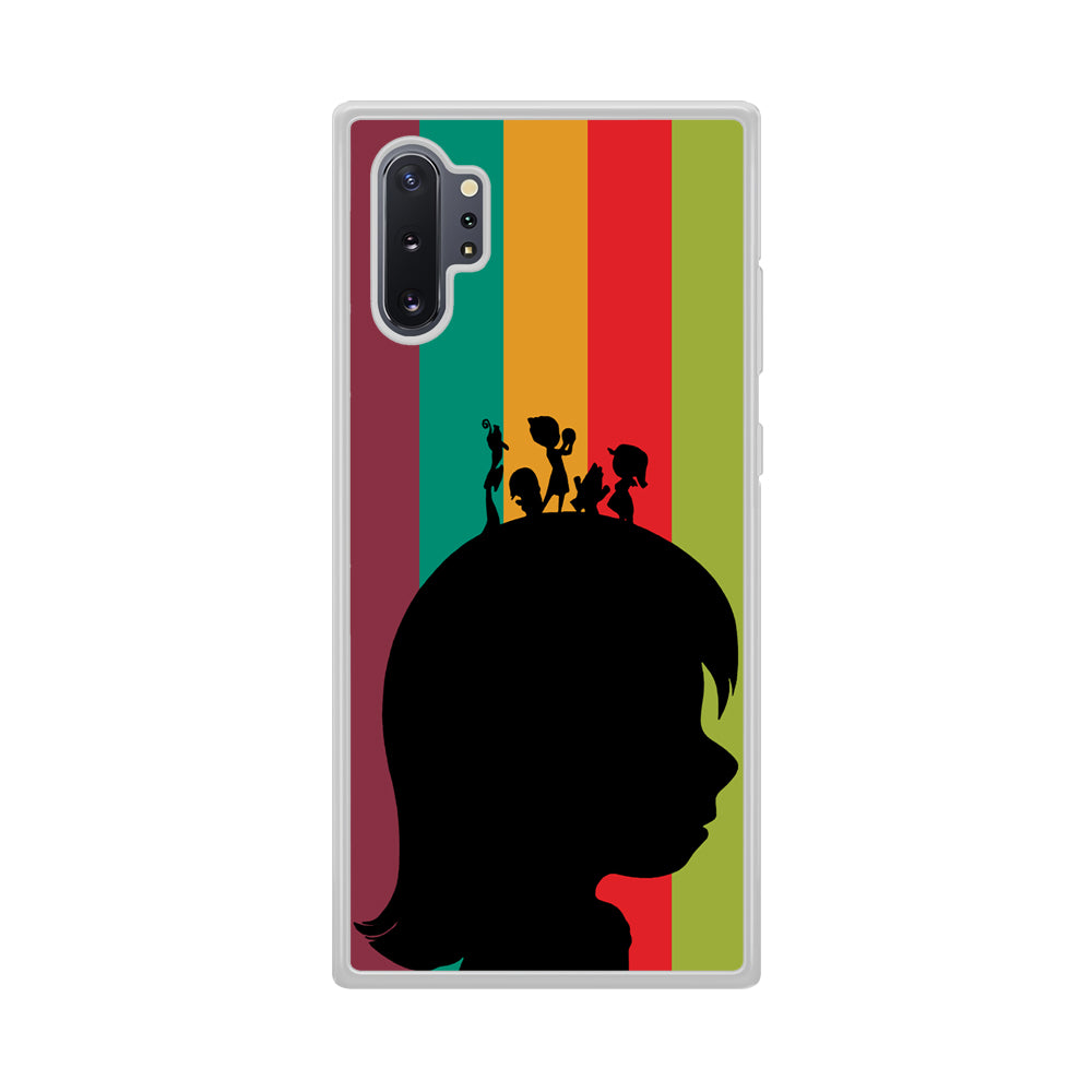 Inside Out Silhouette Character Samsung Galaxy Note 10 Plus Case