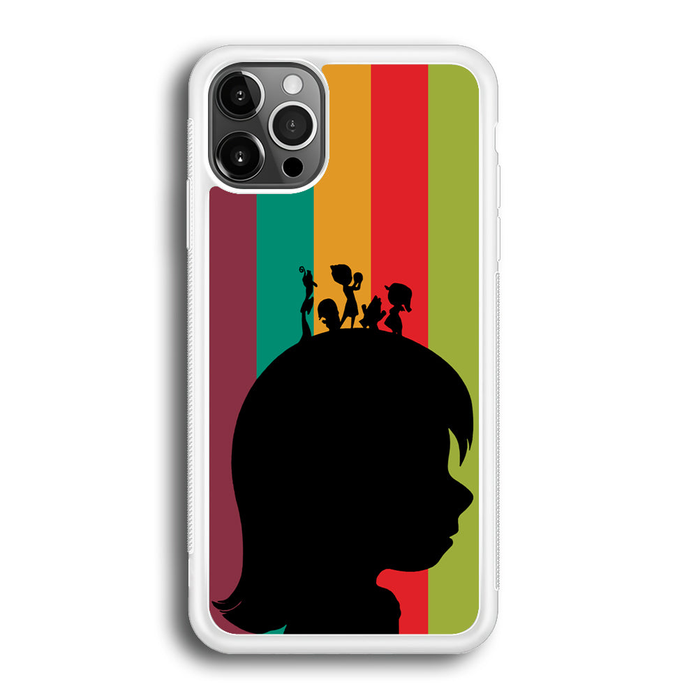 Inside Out Silhouette Character iPhone 12 Pro Case