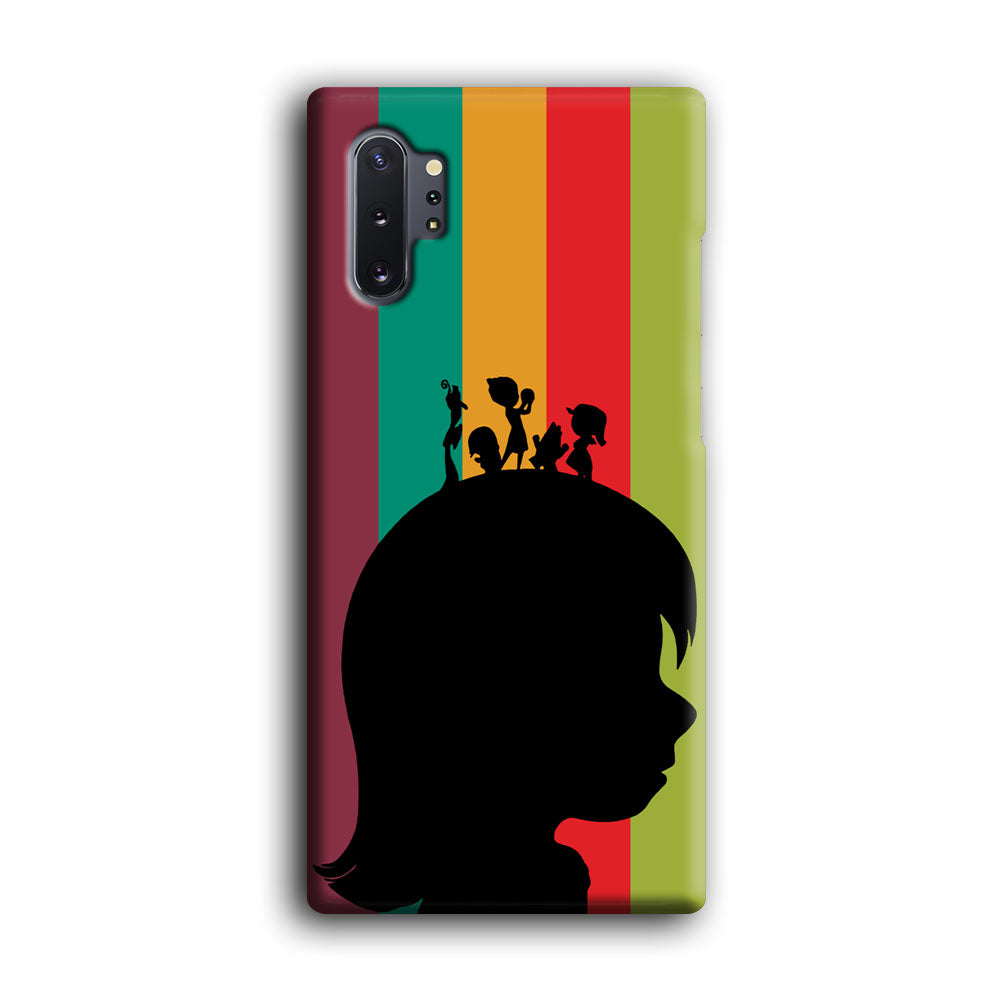 Inside Out Silhouette Character Samsung Galaxy Note 10 Plus Case