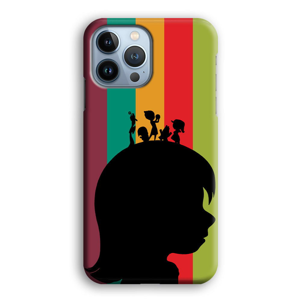 Inside Out Silhouette Character iPhone 13 Pro Case