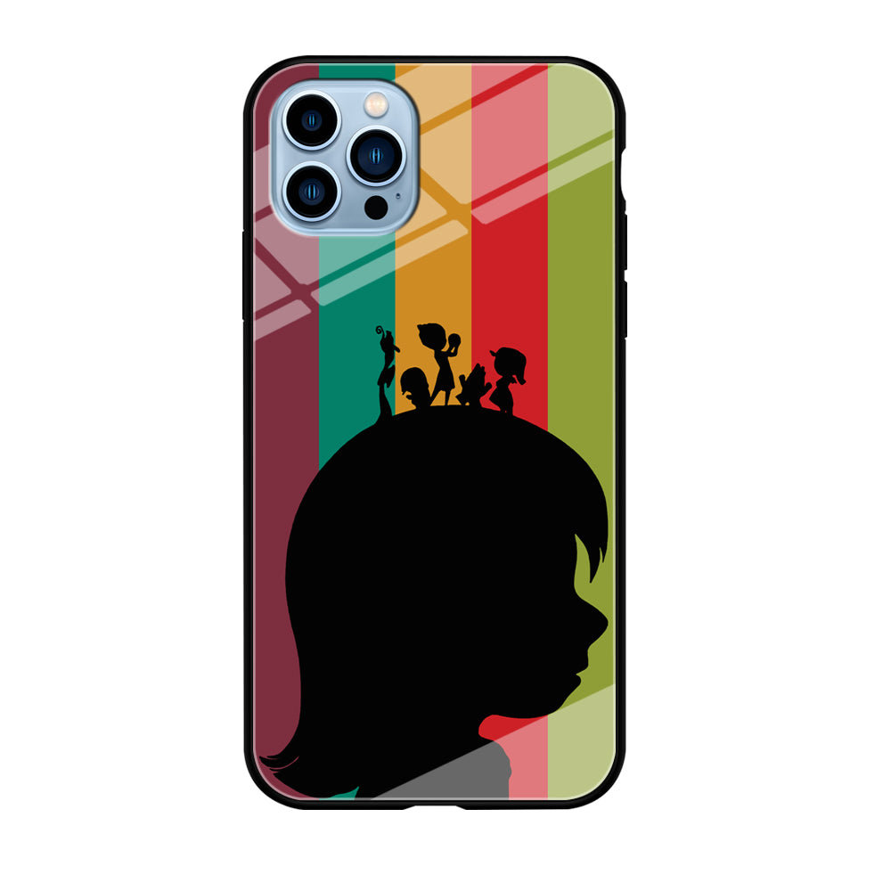 Inside Out Silhouette Character iPhone 12 Pro Case