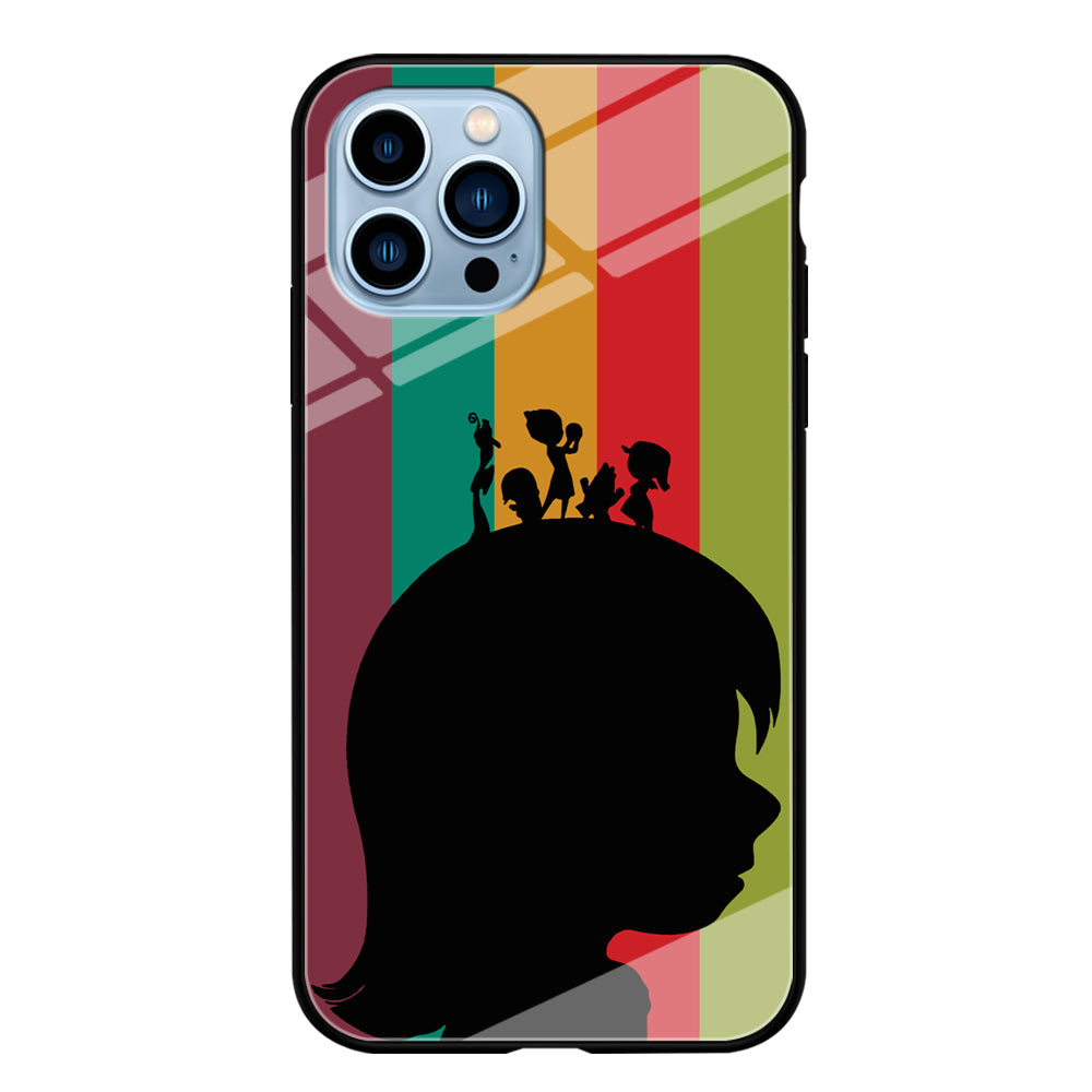 Inside Out Silhouette Character iPhone 14 Pro Case