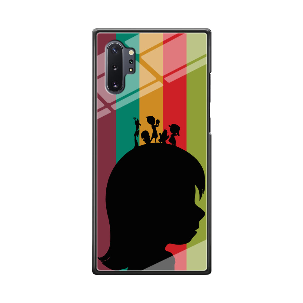 Inside Out Silhouette Character Samsung Galaxy Note 10 Plus Case