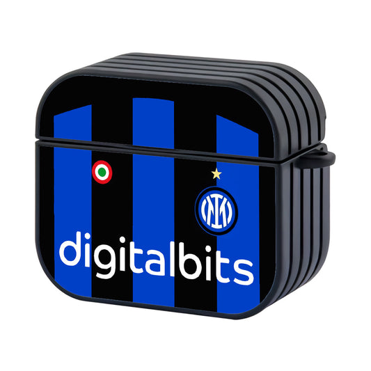 Inter Milan Jersey Home Hard Plastic Case Cover For Apple Airpods 4 - Ezzystore