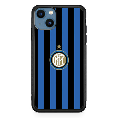 Inter Milan Pattern Of Icon iPhone 15 Case