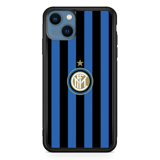 Inter Milan Pattern Of Icon iPhone 14 Plus Case
