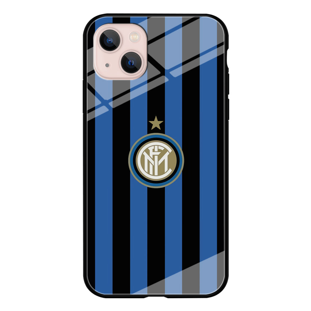 Inter Milan Pattern Of Icon iPhone 14 Plus Case