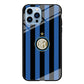 Inter Milan Pattern Of Icon iPhone 15 Pro Case