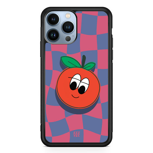 Interacting Faces Orange Sweet Smile Magsafe iPhone Case