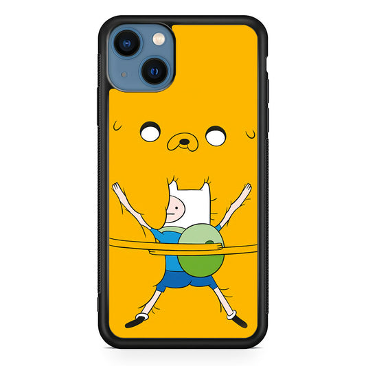 Jake And Fin Big Hug iPhone 14 Plus Case