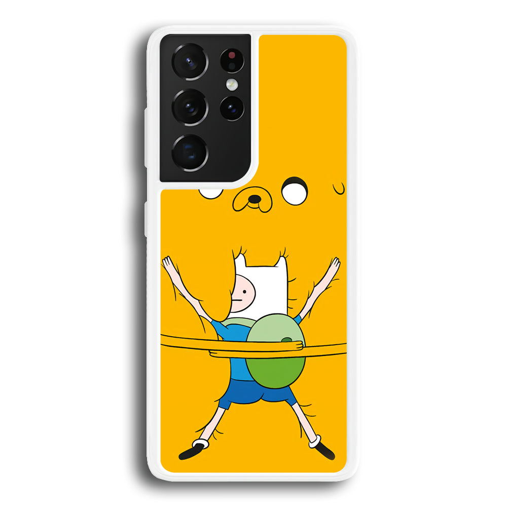 Jake And Fin Big Hug Samsung Galaxy S21 Ultra Case