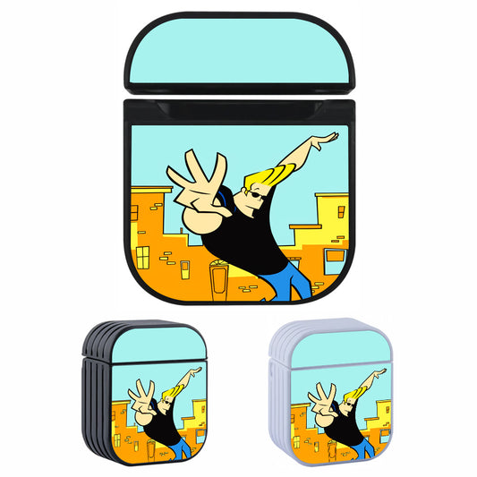 Johnny Bravo Dance City Hard Plastic Case Cover For Apple Airpods