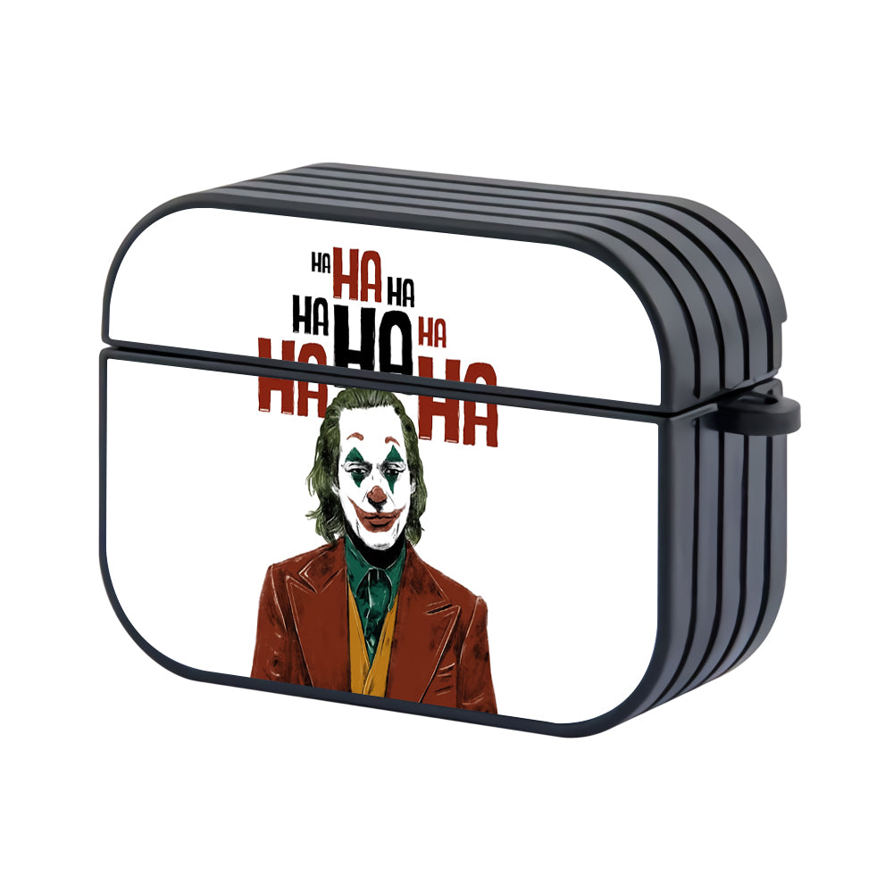 Joker Fake Happy Hard Plastic Case Cover For Apple Airpods Pro