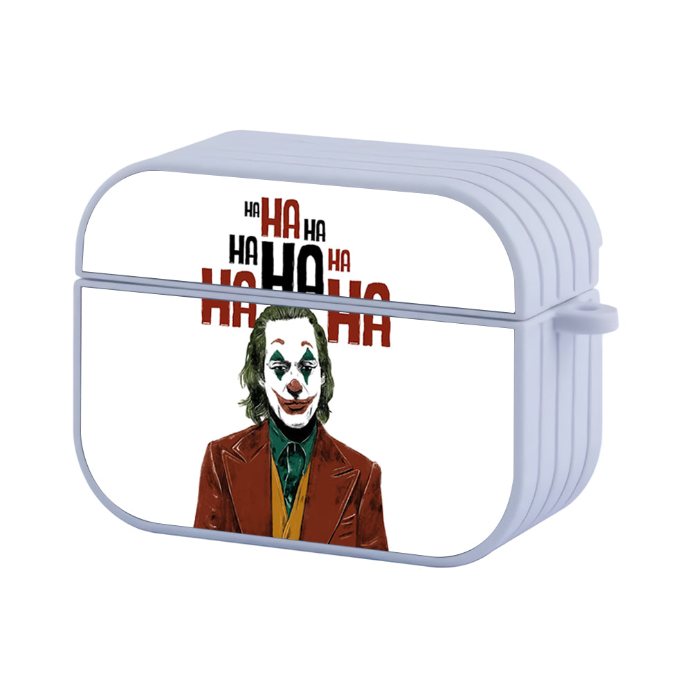 Joker Fake Happy Hard Plastic Case Cover For Apple Airpods Pro