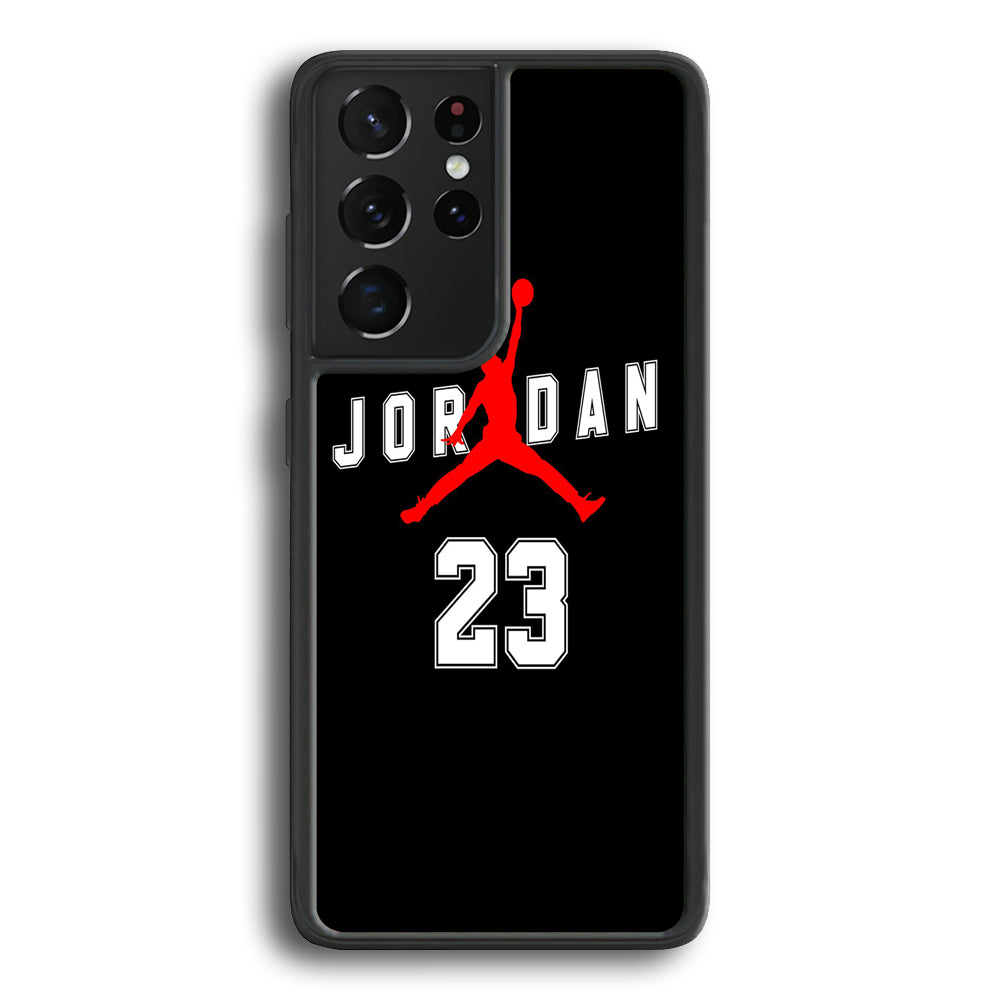 Jordan Black 23 Samsung Galaxy S22 Ultra Case - Ezzystore