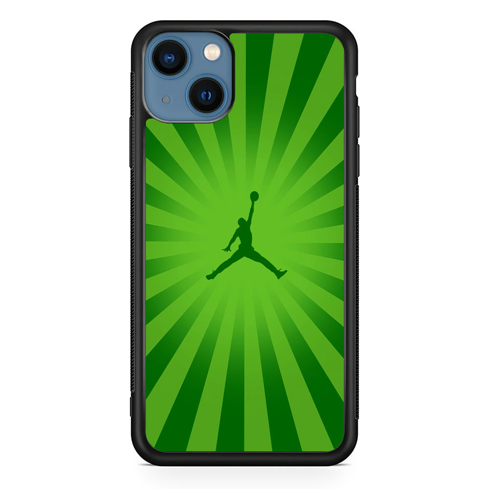 Jordan Blaster Green Combination iPhone 14 Plus Case